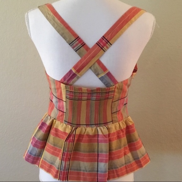 Anthropologie plaid summer halter top - Picture 2 of 8